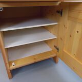 selected by Charlotte Perriand Les Arcs vintage pine storage unit from the 60s and 70s