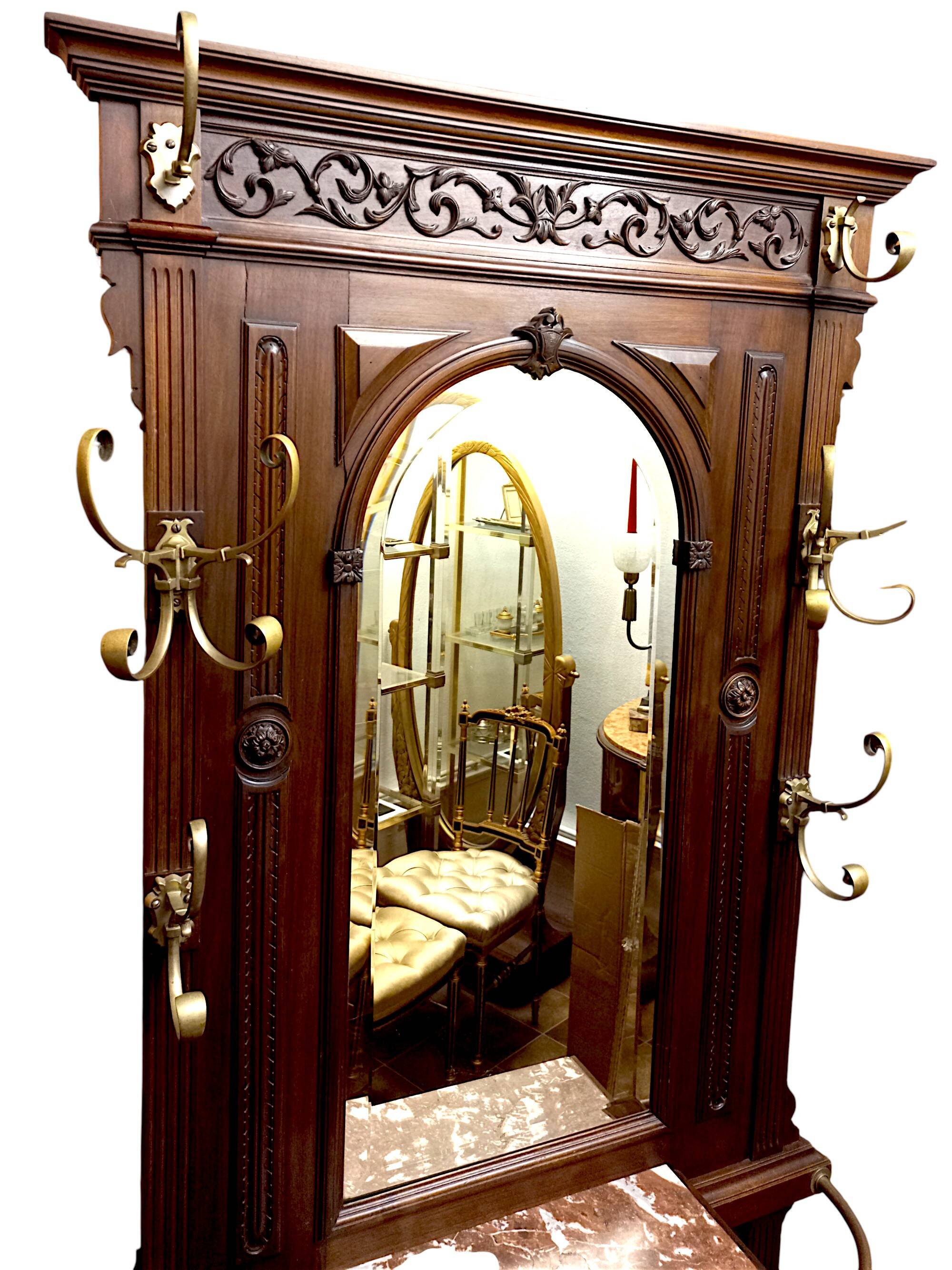 Walnut wardrobe