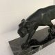Secondo, Art Deco Panther, 1930, Bronze with Marble Base