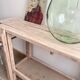 Workbench made of light wood