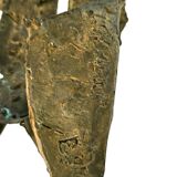 Statuette futuristica 24 in bronze by Lorena Berg, anni '20