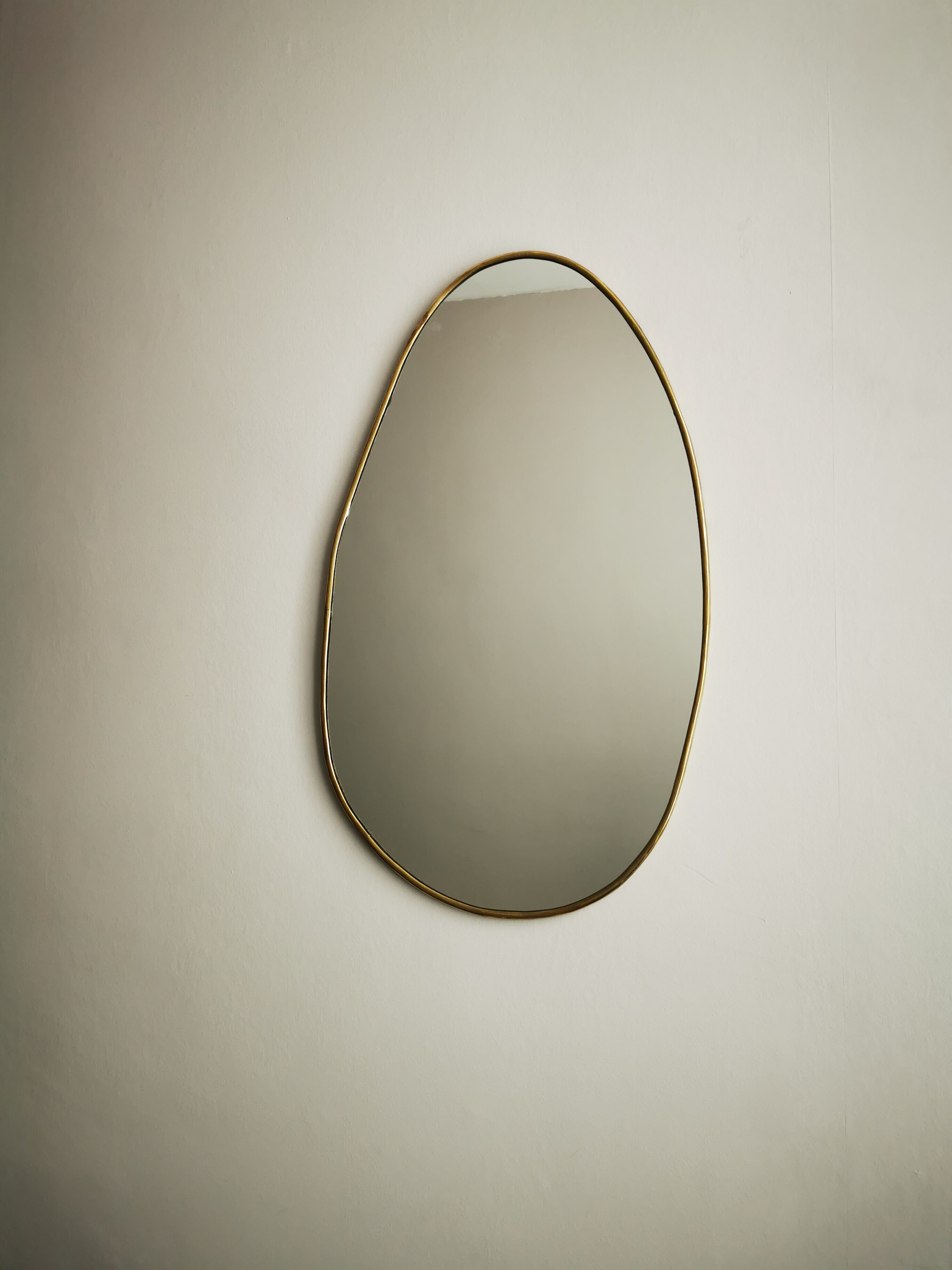 Brass mirror 60cm
