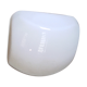 Old ceiling lamp or wall lamp vintage square with white opaline globe 60s