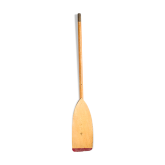 Old wooden oar