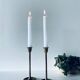 Pair of brass candle holders