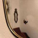 Mirror mirror free form of the 50s - 60s 38x78cm