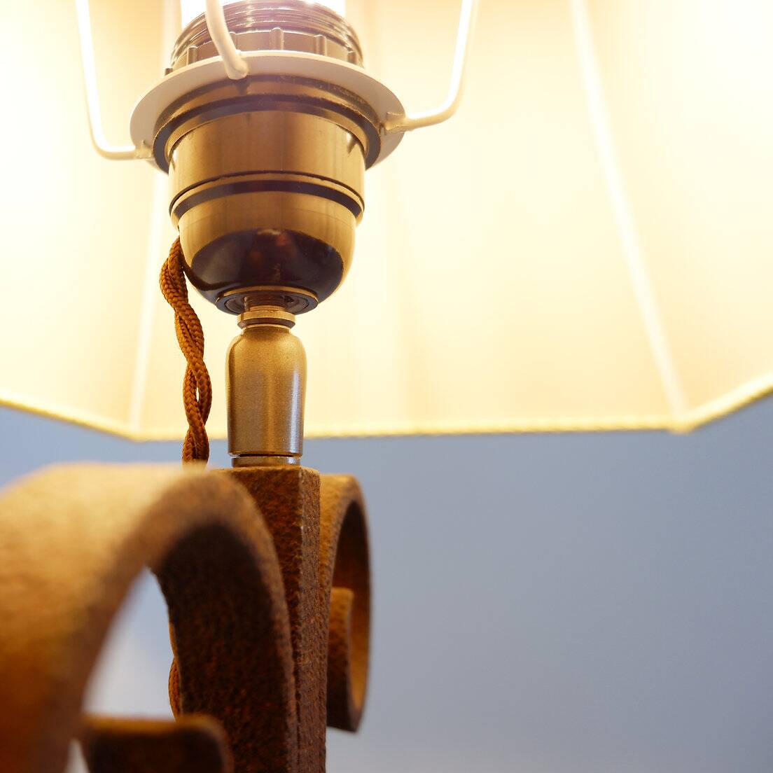 Lampe vintage en fer forgé