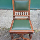 Set of 6 walnut chairs