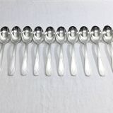 SFAM - Cutlery set 49 pieces Art Deco Silver Metal