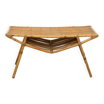 Table basse rotin