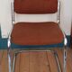 Chaise de bureau métal et tissus, 1970