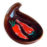 Vintage enameled ceramic bowl 1970