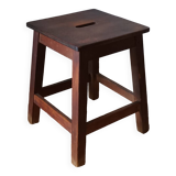 Tabouret campagnard en bois ancien