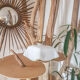 Vintage square hanging lamp