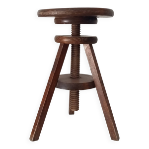 tabouret de peintre vintage - massif