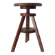Tabouret de peintre vintage en bois massif