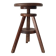 Tabouret de peintre vintage en bois massif