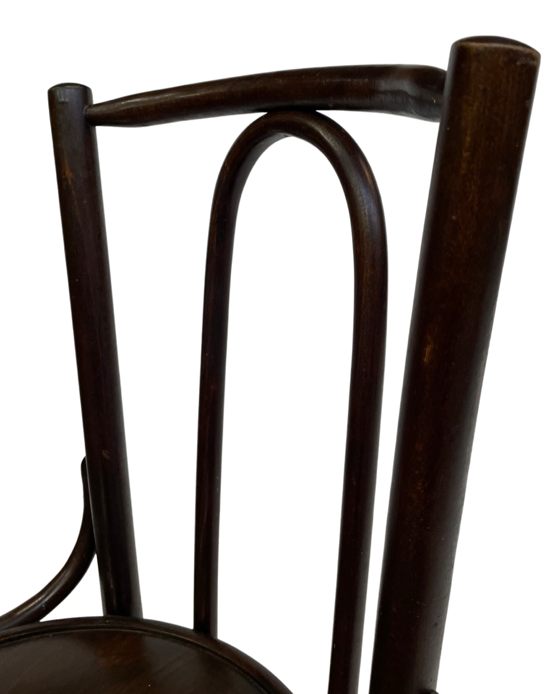Set of four vintage bistro chairs 50