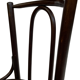 Set of four vintage bistro chairs 50