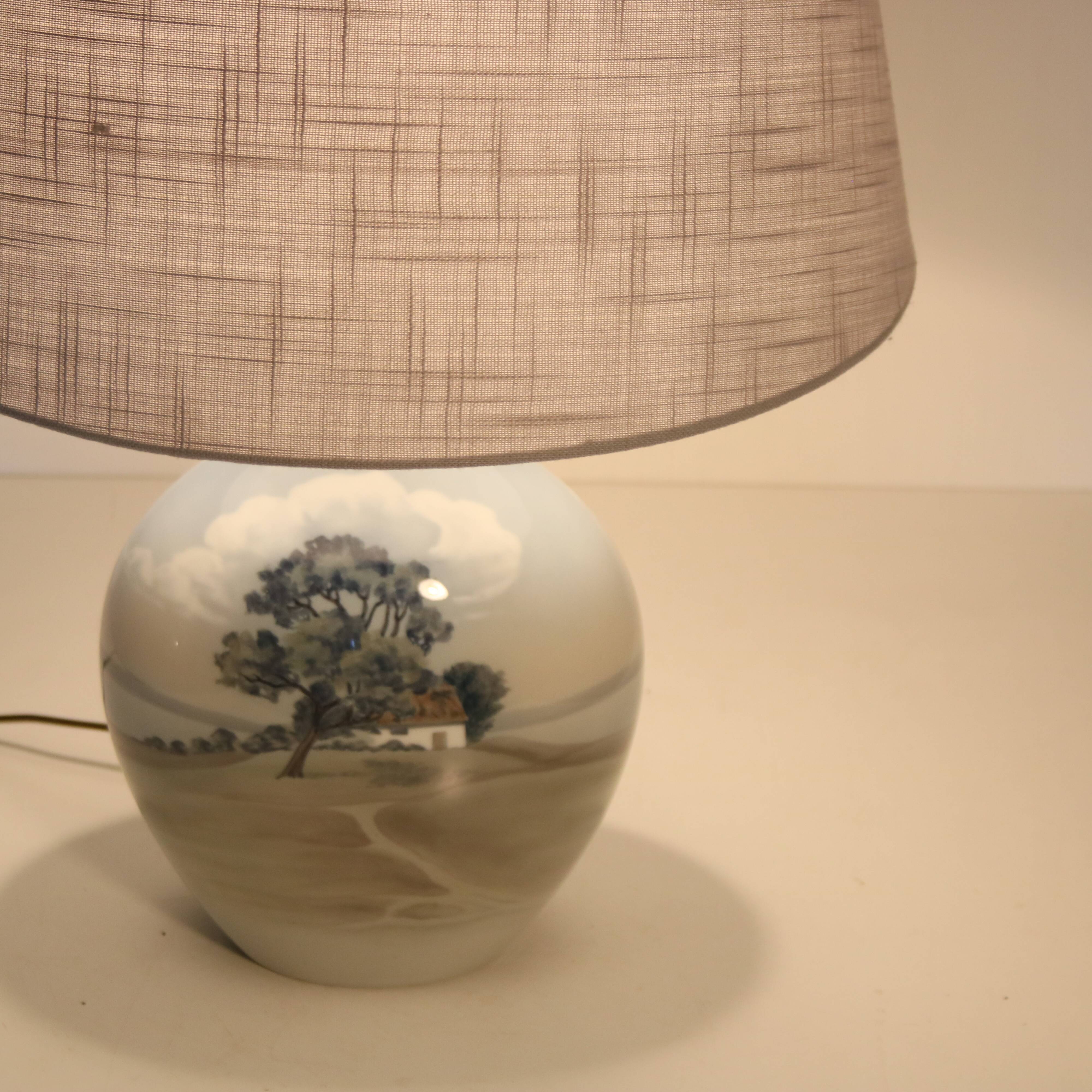 1970s Table lamp by B&G Copenhagen Porcelain, Denmark