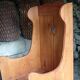 Pair of rustic armchairs