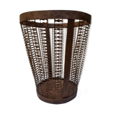 Vintage metal wastepaper basket