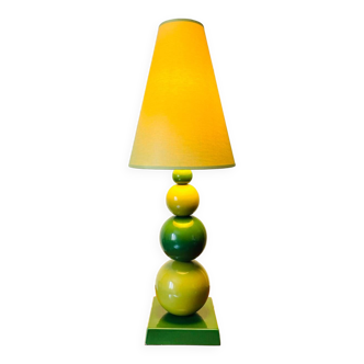 Lampe de table Dimmer design Albert - Élégante lampe verte vintage