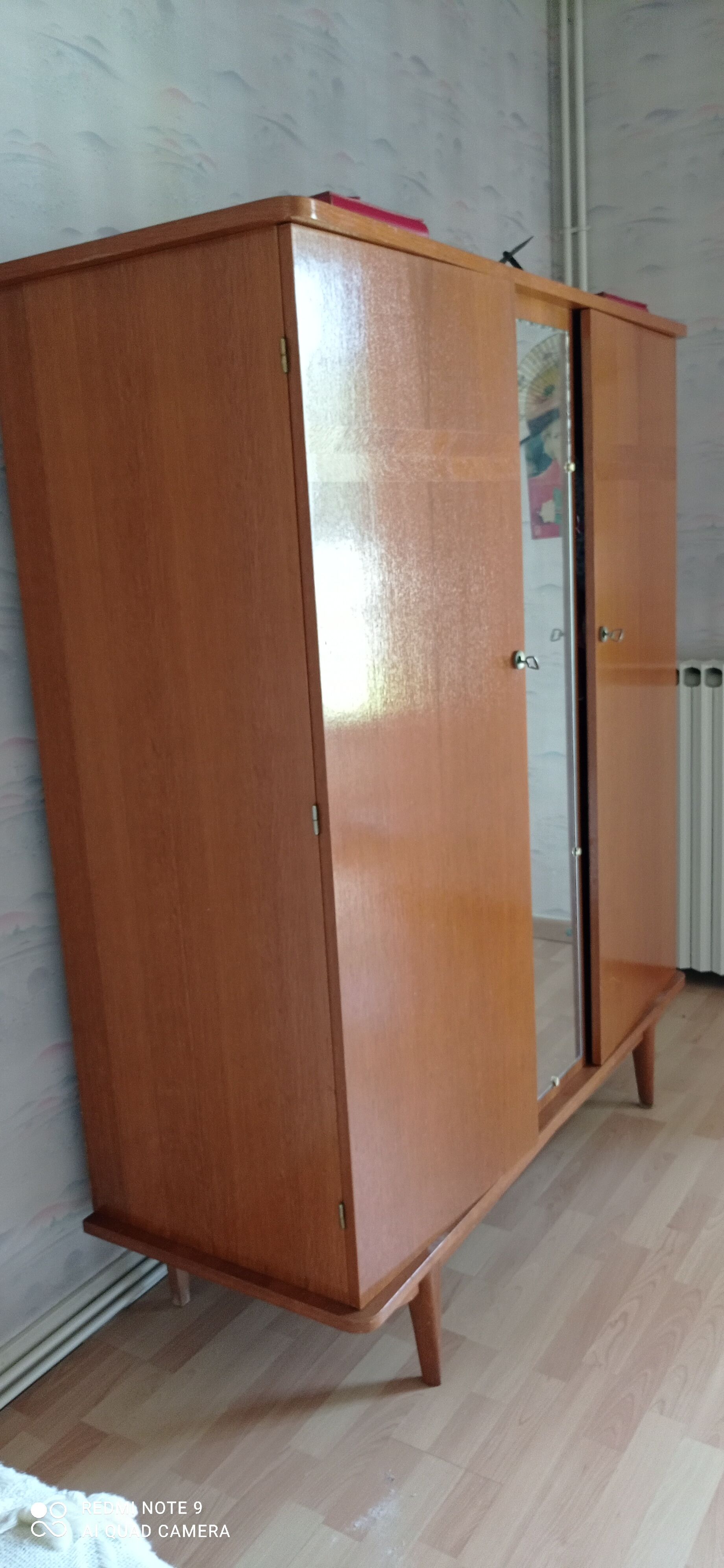 vintage wooden cabinet year 1965