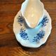 Saaucière porcelain Sarreguemines old romantic décor blue