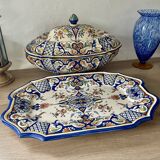 Desvres old Rouen faience plate