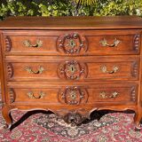 Louis XV Period Walnut Commode, 18th Century
