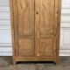 Parisian wardrobe in raw wood