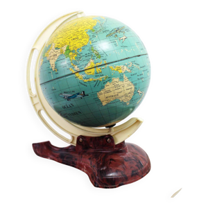 mappemonde vintage MS