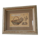 Tableau panier à feuilles d'olivier