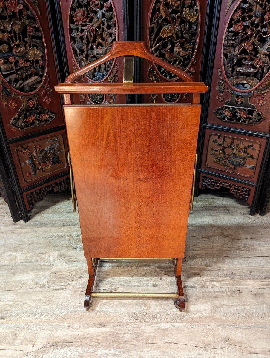 Italian valet in light mahogany