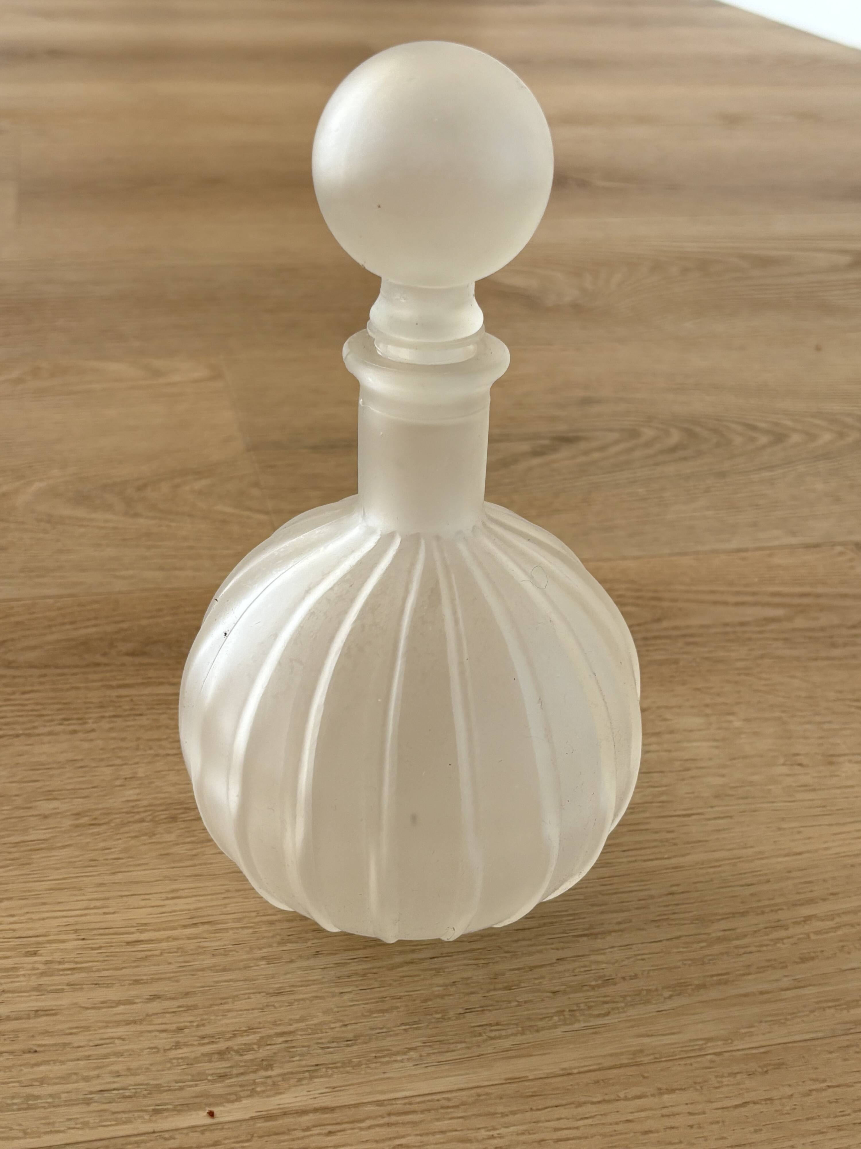 Vintahe Empoli Glass Decanter with Stopper, Italy, 1960s