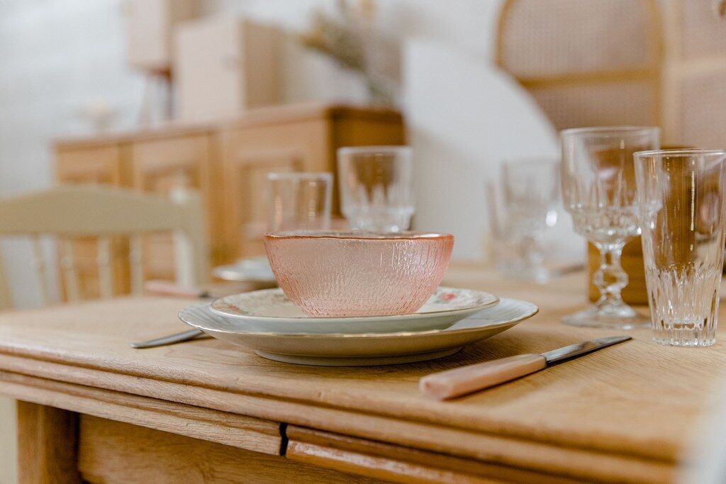 Set of 8 water glasses