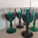 Wine glasses 80s