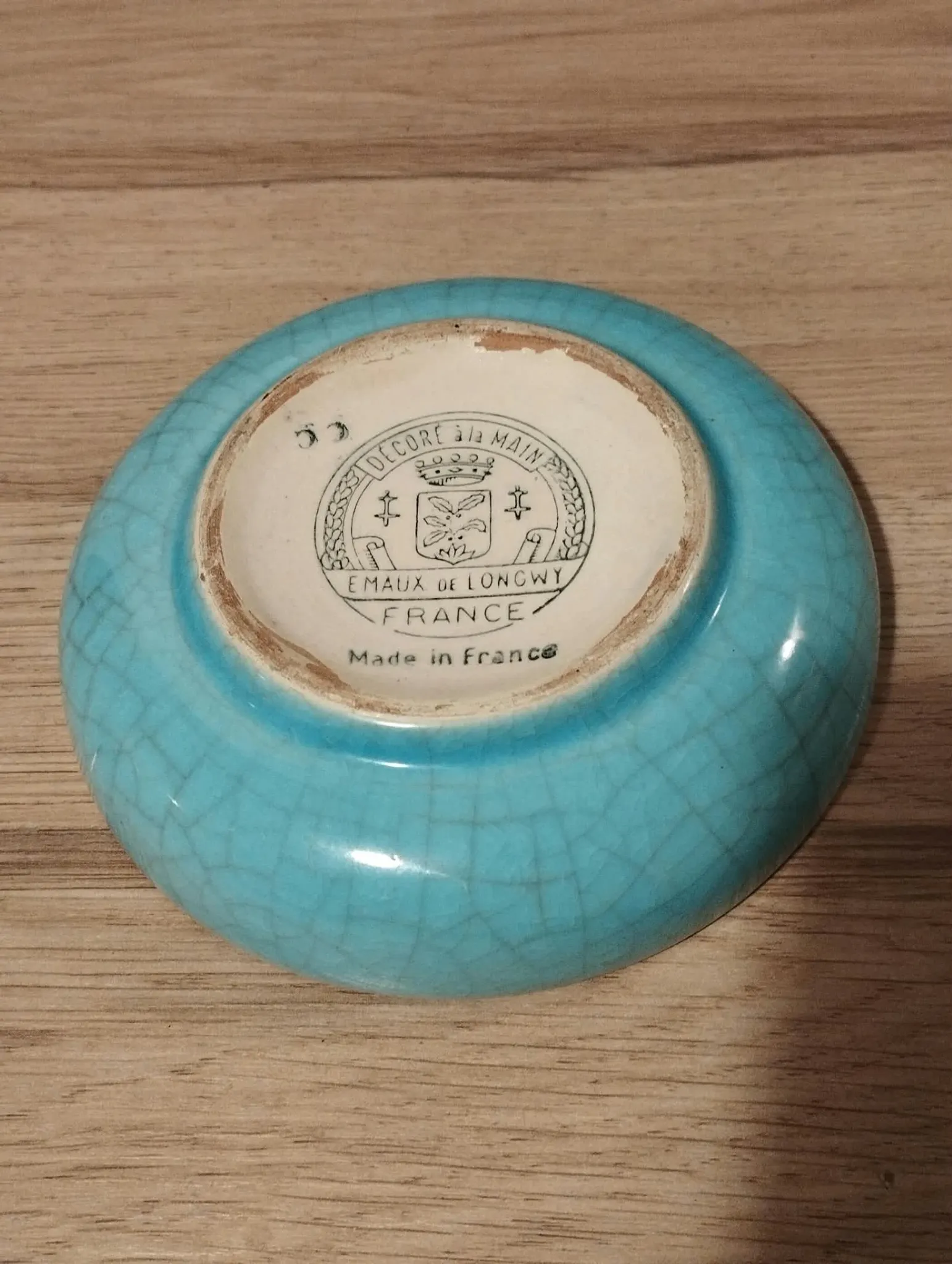 Cendrier émaux Longwy