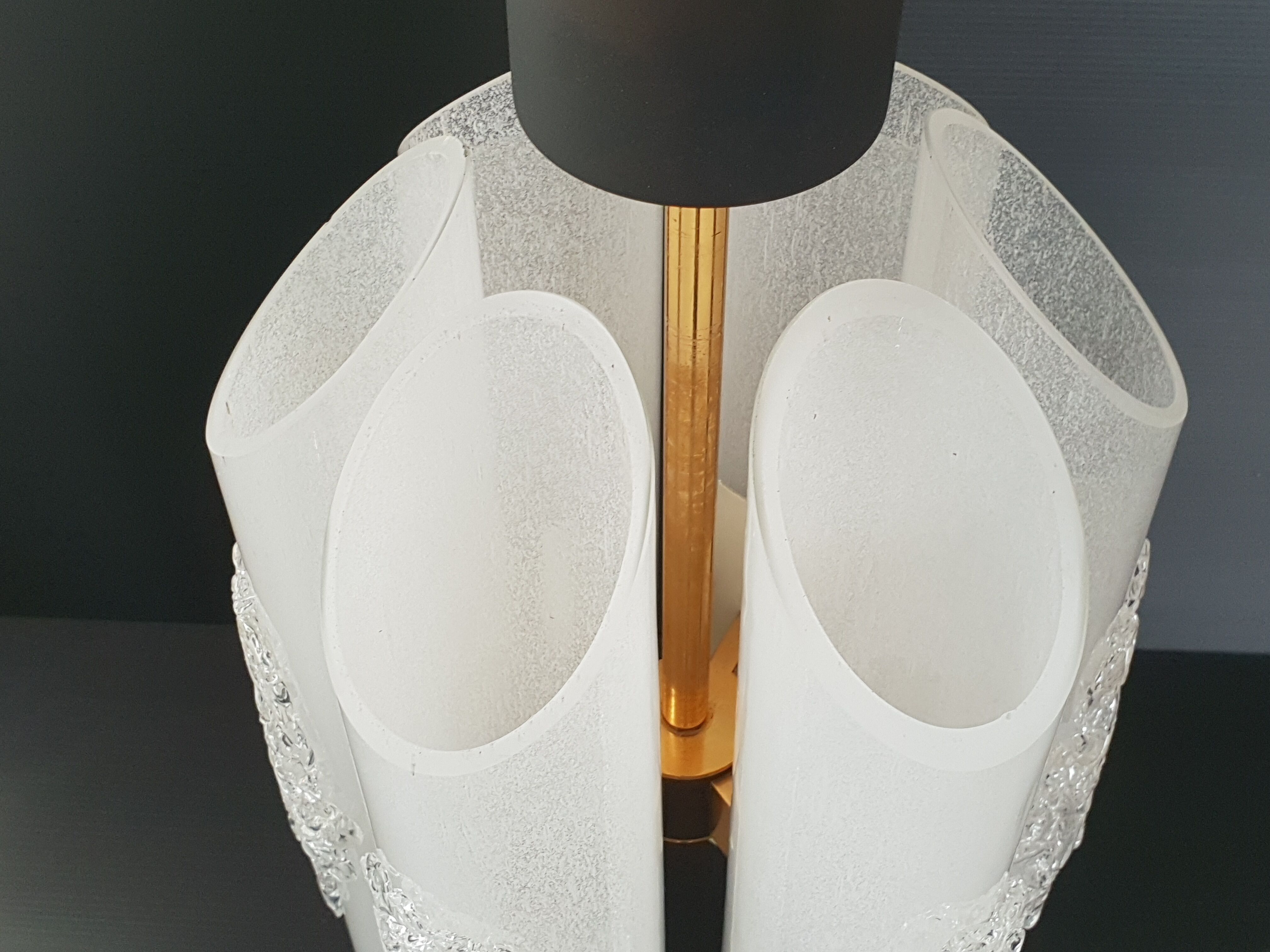 Vintage Murano 1960 Italian glass chandelier