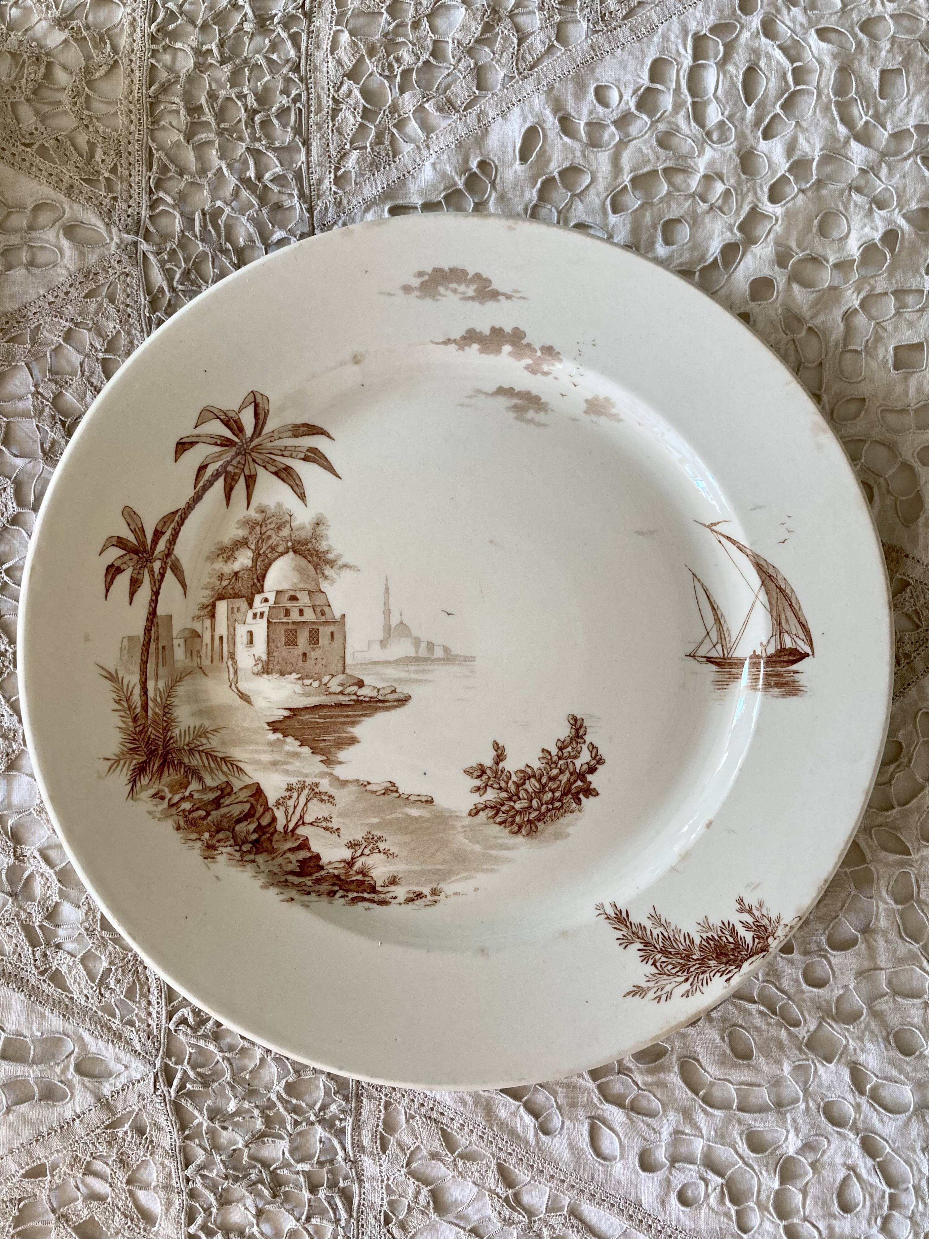 Serving dish Gien Revues d'Orient