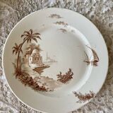 Plat de service Gien Revues d’Orient