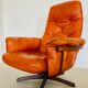 Vintage Danish mid-century Gote Mobler reclining lounge chair 1970s