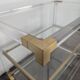 Hollywood Regency plexiglass dessert table