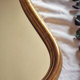 Golden shell mirror