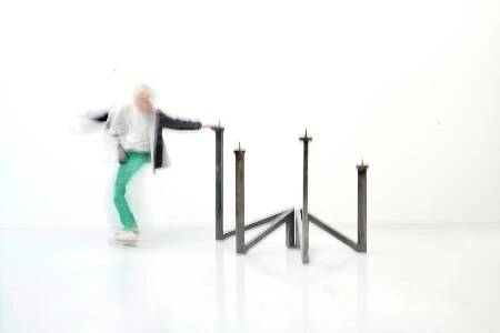 Roger Bonduel, Four-Armed Steel Candlestick