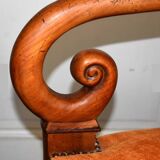 Fauteuil en Noyer, Époque Restauration, XIXe Siècle