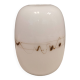 Small beautiful vase, designed by Michael Bang for Holmegaard Denmark in 1983.