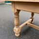 Renovated farmhouse dining table in solid oak 210cm 19th century