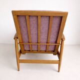 Scandinavian armchair with 3 positions